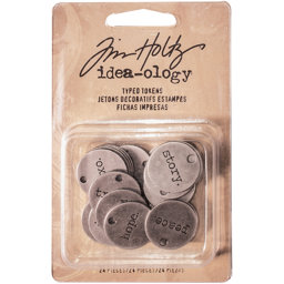 Zeige Details für Idea-Ology Metal Typed Tokens 24/Pkg-Antique Nickel Words .75" Bild von Idea-Ology Metal Typed Tokens 24/Pkg-Antique Nickel Words .75"