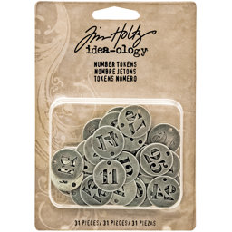 Zeige Details für Idea-Ology Metal Number Tokens 31/Pkg-Antique Silver .75" Bild von Idea-Ology Metal Number Tokens 31/Pkg-Antique Silver .75"