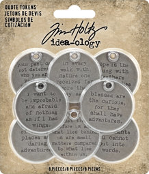 Zeige Details für Idea-Ology Metal Quote Tokens 8/Pkg-  Bild von Idea-Ology Metal Quote Tokens 8/Pkg-