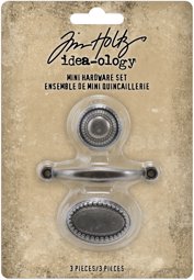 Zeige Details für Tim Holtz Idea-Ology Mini Metal Hardware Pulls 3/Pkg-  Bild von Tim Holtz Idea-Ology Mini Metal Hardware Pulls 3/Pkg-