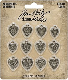 Zeige Details für Idea-Ology Metal Adornments 12/Pkg-Hearts Bild von Idea-Ology Metal Adornments 12/Pkg-Hearts