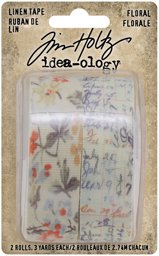 Zeige Details für Idea-Ology Linen Tape 1"X3yd 2/Pkg-Floral Bild von Idea-Ology Linen Tape 1"X3yd 2/Pkg-Floral