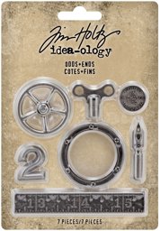 Zeige Details für Idea-Ology Metal Odds & Ends 7/Pkg-Antique Nickel Bild von Idea-Ology Metal Odds & Ends 7/Pkg-Antique Nickel