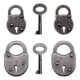 Bild von Idea-Ology Metal Adornments 6/Pkg-Locks & Keys