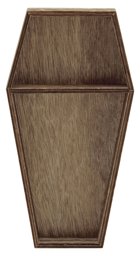 Zeige Details für Idea-Ology Wooden Vignette Coffin Tray-  Bild von Idea-Ology Wooden Vignette Coffin Tray-