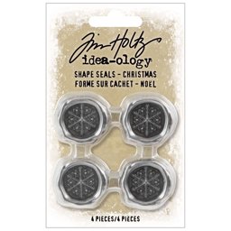 Zeige Details für Idea-Ology Metal Shape Seals 4/Pkg-Christmas Bild von Idea-Ology Metal Shape Seals 4/Pkg-Christmas