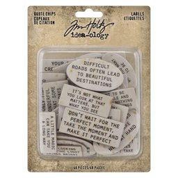 Zeige Details für Idea-Ology Chipboard Quote Chips 48/Pkg-Labels Bild von Idea-Ology Chipboard Quote Chips 48/Pkg-Labels