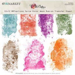 Zeige Details für ARToptions Spice Rub-Ons 12"X12" 1/Pkg-Color Wash Bild von ARToptions Spice Rub-Ons 12"X12" 1/Pkg-Color Wash