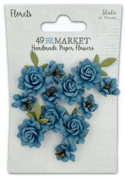 Zeige Details für 49 And Market Florets Paper Flowers-Slate Bild von 49 And Market Florets Paper Flowers-Slate