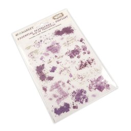 Bild von 49 And Market Essential Textblends Rub-Ons 6"X8" 2/Pkg-Eggplant