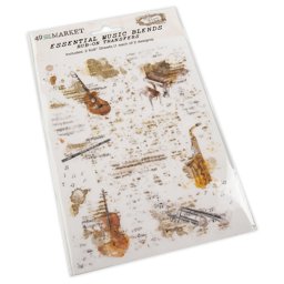 Zeige Details für 49 And Market Essential Rub-Ons 6"X8" 2/Sheets-Music Blends Bild von 49 And Market Essential Rub-Ons 6"X8" 2/Sheets-Music Blends