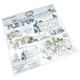 Zeige Details für Vintage Artistry Serenity Rub-Ons 12"X12" 1/Sheet-Sentiments Bild von Vintage Artistry Serenity Rub-Ons 12"X12" 1/Sheet-Sentiments