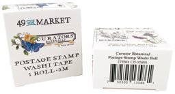 Zeige Details für 49 And Market Washi Tape Roll-Postage Stamp -Curators Botanical Bild von 49 And Market Washi Tape Roll-Postage Stamp -Curators Botanical