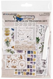 Zeige Details für Curators Botanical Rub-Ons 6"X8" 6/Sheets-  Bild von Curators Botanical Rub-Ons 6"X8" 6/Sheets-