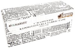 Zeige Details für 49 And Market Curators 4" Fabric Tape Roll-Happiness Bild von 49 And Market Curators 4" Fabric Tape Roll-Happiness