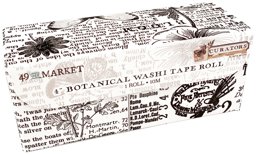 Zeige Details für 49 And Market Curators 4" Washi Tape Roll-Botanical Bild von 49 And Market Curators 4" Washi Tape Roll-Botanical