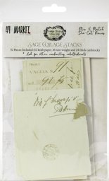 Zeige Details für Vintage Artistry Sage Collage Stack- Bild von Vintage Artistry Sage Collage Stack-