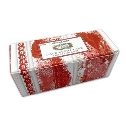 Zeige Details für 49 And Market Vintage Bits Lace Washi Tape Set 3/Pkg-Salsa Bild von 49 And Market Vintage Bits Lace Washi Tape Set 3/Pkg-Salsa