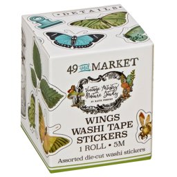 Zeige Details für 49 And Market Washi Sticker Roll-Nature Study Wings Bild von 49 And Market Washi Sticker Roll-Nature Study Wings