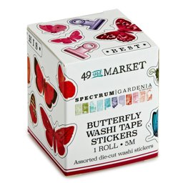 Zeige Details für 49 And Market Washi Sticker Roll-Spectrum Gardenia Butterfly Bild von 49 And Market Washi Sticker Roll-Spectrum Gardenia Butterfly