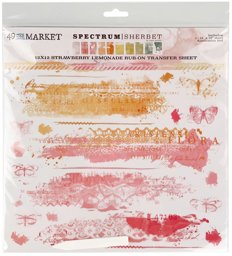 Zeige Details für Spectrum Sherbet Rub-Ons 12"X12" 1/Sheet-Strawberry Lemonade Bild von Spectrum Sherbet Rub-Ons 12"X12" 1/Sheet-Strawberry Lemonade