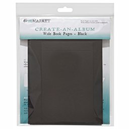 Zeige Details für 49 And Market Create-An-Album Wide Book Pages-Black Bild von 49 And Market Create-An-Album Wide Book Pages-Black