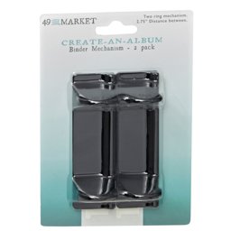 Zeige Details für 49 And Market Create-An-Album Binder Mechanism-Black Bild von 49 And Market Create-An-Album Binder Mechanism-Black