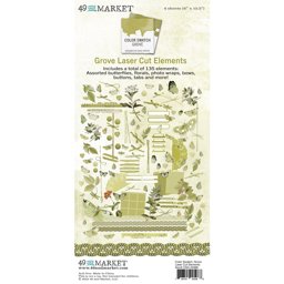 Zeige Details für Color Swatch: Grove Laser Cut Outs-Elements Bild von Color Swatch: Grove Laser Cut Outs-Elements