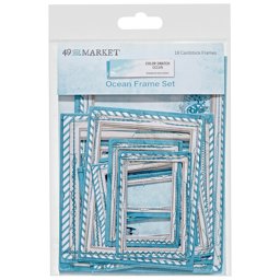 Zeige Details für Color Swatch: Ocean Frame Set-18/Pkg Bild von Color Swatch: Ocean Frame Set-18/Pkg