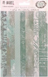 Zeige Details für 49 And Market Washi Tape-Vintage Artistry Sky Bild von 49 And Market Washi Tape-Vintage Artistry Sky