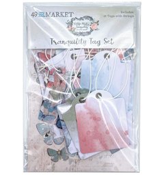 Zeige Details für Vintage Artistry Tranquility Tag Set-18 Tags With Strings Bild von Vintage Artistry Tranquility Tag Set-18 Tags With Strings