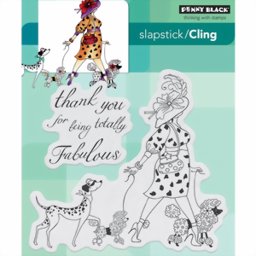 Zeige Details für Penny Black Cling Stamp TOTALLY FABULOUS Stempel Bild von Penny Black Cling Stamp TOTALLY FABULOUS Stempel