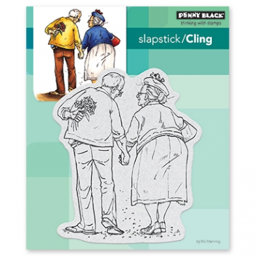 Zeige Details für Penny Black Cling Stamp JACK AND GINGER Bild von Penny Black Cling Stamp JACK AND GINGER
