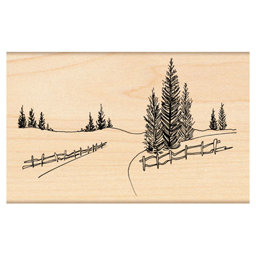 Zeige Details für Penny Black Wood Mounted Stamp TREESCAPE  Bild von Penny Black Wood Mounted Stamp TREESCAPE