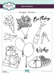 Bild von Creative Expressions Designer Boutique Clear Stamps 6"X8"-Birthday Wishes