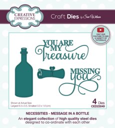Bild von Creative Expressions Craft Dies By Sue Wilson-Necessities- Message In A Bottle