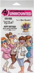 Zeige Details für Girlfriends Cling Rubber Stamps -Sunny Shades Bild von Girlfriends Cling Rubber Stamps -Sunny Shades