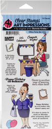 Zeige Details für Art Impressions Stempel Work & Play Clear Stamps-Office Party Bild von Art Impressions Stempel Work & Play Clear Stamps-Office Party