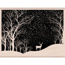 Bild von Hero Arts Stempel - Snowy Scene