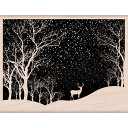 Zeige Details für Hero Arts Mounted Rubber Stamp 4.25"X3.25"-Snowy Scene Bild von Hero Arts Mounted Rubber Stamp 4.25"X3.25"-Snowy Scene
