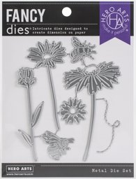 Zeige Details für Hero Arts Fancy Dies-Bees & Flowers Bild von Hero Arts Fancy Dies-Bees & Flowers