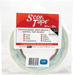 Zeige Details für Scor-Tape doppelseitiges Klebeband 6,4 mm Bild von Scor-Tape doppelseitiges Klebeband 6,4 mm