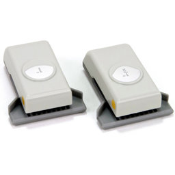 Zeige Details für Mini Corner Rounder Punches 2/Pkg-Round, .5" & 1" Bild von Mini Corner Rounder Punches 2/Pkg-Round, .5" & 1"