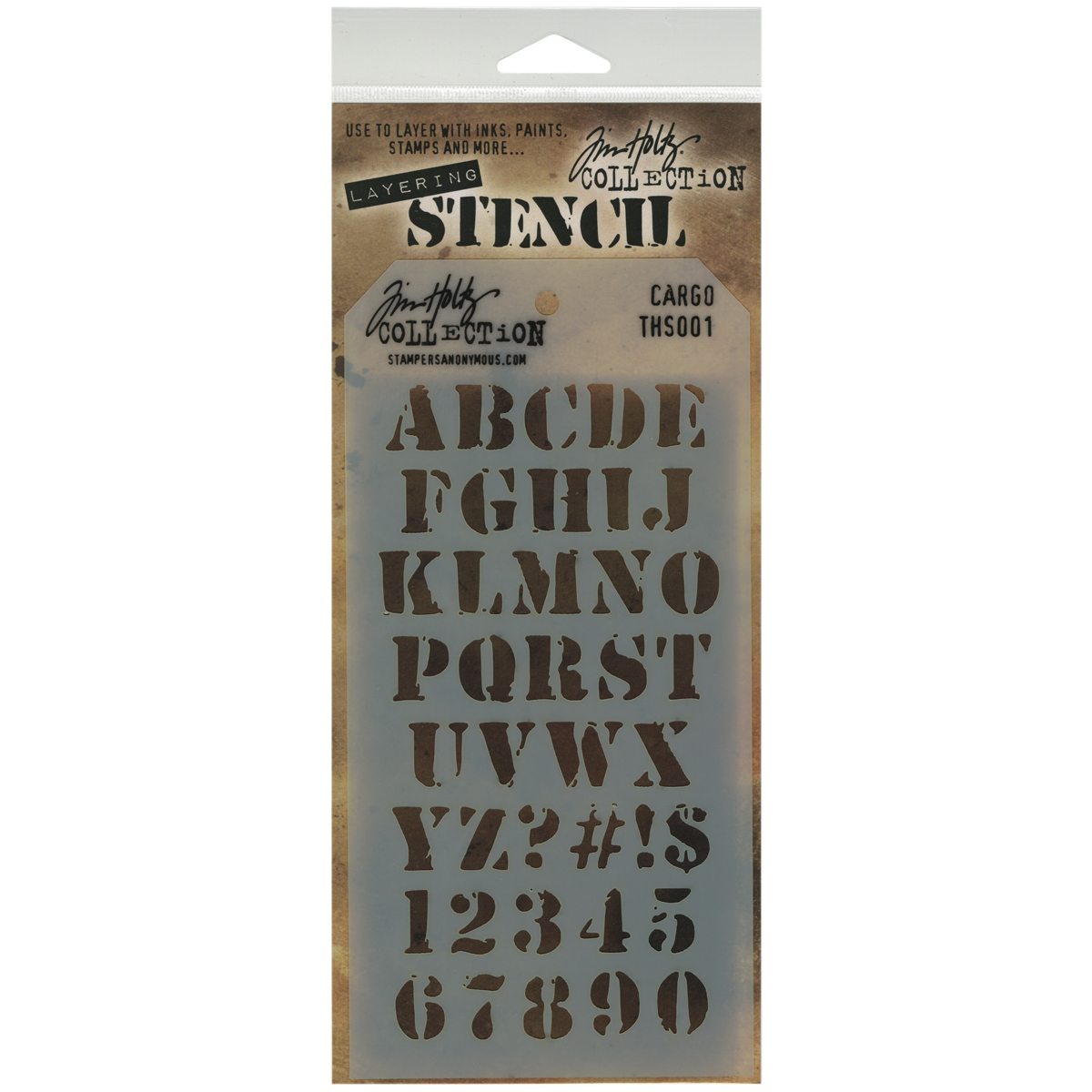 Bild von Tim Holtz Layered Stencil 4.125"X8.5"-Cargo