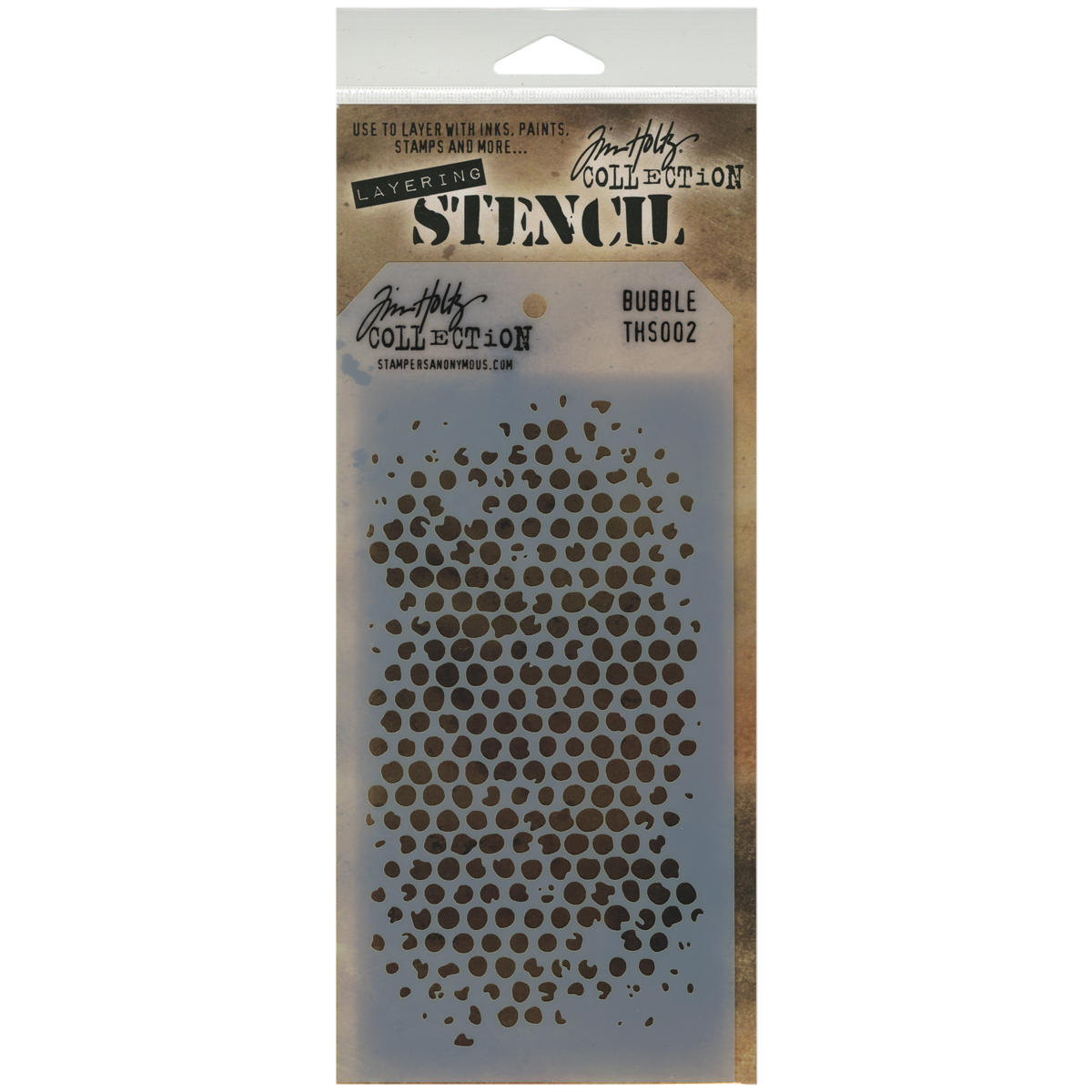 Bild von Tim Holtz Layered Stencil 4.125"X8.5"-Bubble