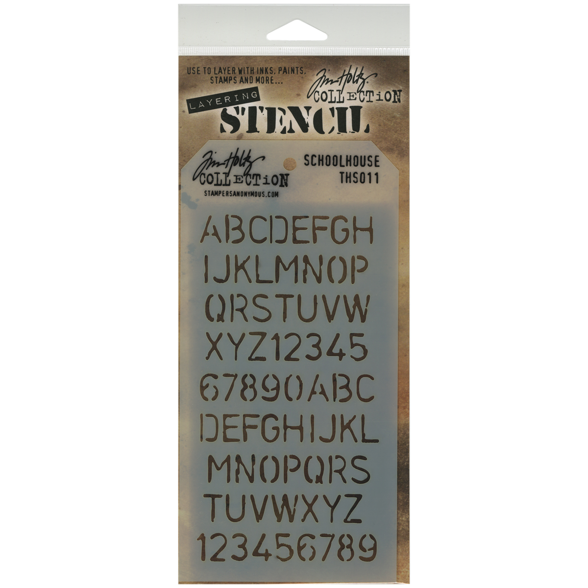 Bild von Tim Holtz Layered Stencil 4.125"X8.5"-Schoolhouse