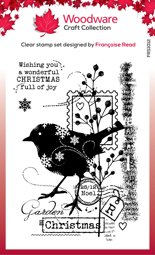 Bild von Woodware Clear Stamps 4"X6"-Christmas Robin