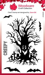 Bild von Woodware Clear Stamps 4"X6"-Haunted Tree