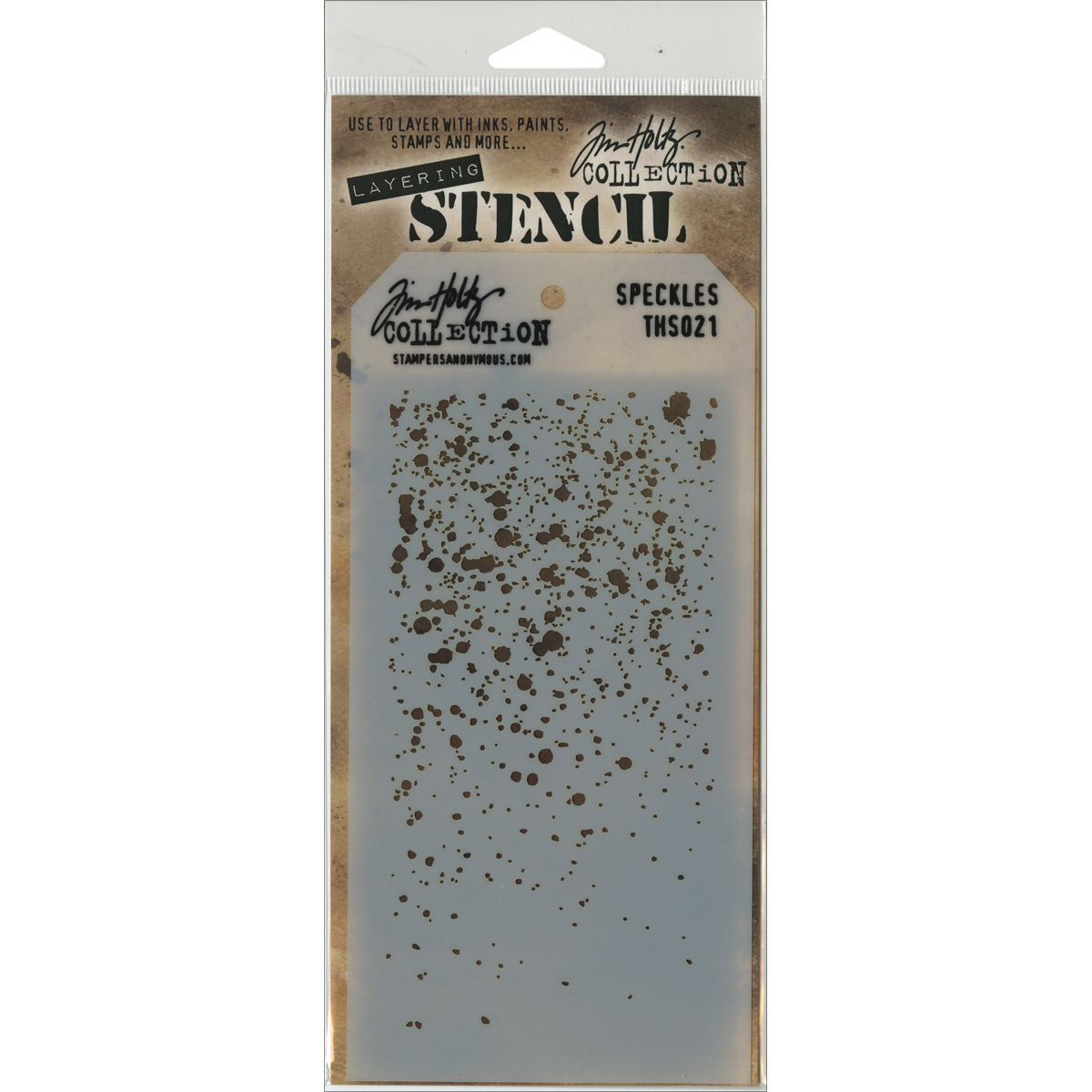 Bild von Tim Holtz Layered Stencil 4.125"X8.5"-Speckles