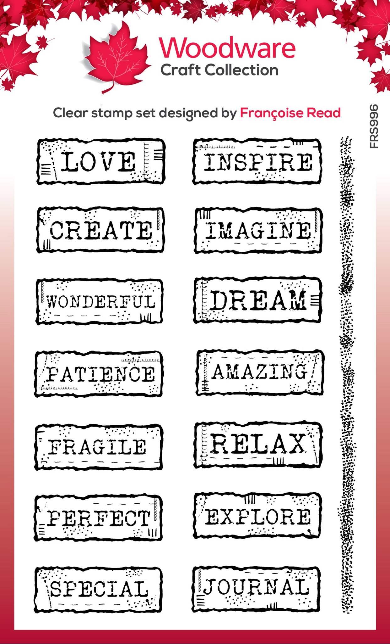 Bild von Woodware Clear Stamps -Junk Labels 